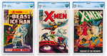 "X-MEN" CBCS TRIO (FIRST LORNA DANE & ERIK THE RED).