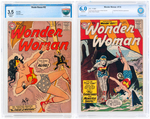 "WONDER WOMAN" #92 & #115 CBCS PAIR.