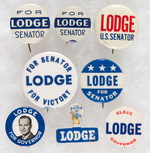 COLLECTION OF LODGE EARLY CAREER, VICE PRESIDENTIAL AND HOPEFUL ITEMS.