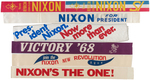 FIVE NIXON CAMPAIGN SASHES AND TWO LARGE RIBBONS.