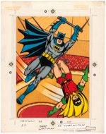 "BATMAN" COLORING BOOK PRODUCTION ART.