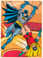 "BATMAN" COLORING BOOK PRODUCTION ART.