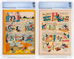 MICKEY MOUSE "FOUR COLOR" #79 & #231 CBCS PAIR.