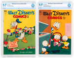 "WALT DISNEY COMICS AND STORIES" CBCS LOT.