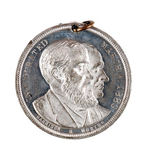 HARRISON & MORTON 1889 INAUGURAL MEDAL.