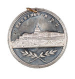 HARRISON & MORTON 1889 INAUGURAL MEDAL.