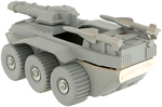 GI JOE ROLLING THUNDER SCOUT VEHICLE STYRENE MODEL PROTOTYPE.