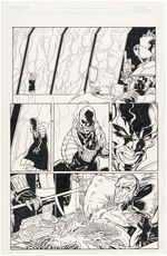 GI JOE ORIGINAL COMIC ART PAGE PAIR, 1ST APPEARANCE AND RETURN OF DESTRO.