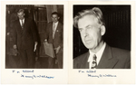 PAIR OF HENRY WALLACE SIGNED AND INSCRIBED PHOTOS.