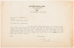 UPTON SINCLAIR SIGNED LETTER FROM 1934 AS CANDIDATE FOR GOVERNOR OF CALIFORNIA.