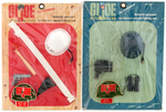 "GI JOE ACTION SOLDIER & SAILOR - HELMET AND SMALL ARMS & ATTACK" ACCESSORY PACK PAIR.