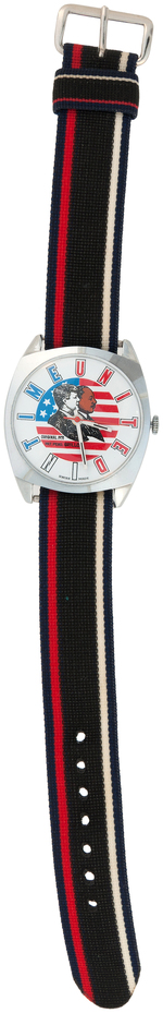 MARTIN LUTHER KING/JOHN F. KENNEDY WRIST WATCH BY DIRTY TIME COMPANY.