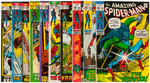 THE AMAZING SPIDER-MAN #92 TO #111 LOT OF 12 VARIOUS ISSUES.