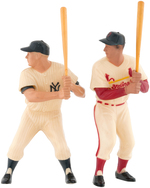 HARTLAND BASEBALL FIGURES STAN MUSIAL AND MICKEY MANTLE PAIR.