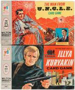 THE MAN FROM U.N.C.L.E. & ILLYA KURYAKIN CARD GAME PAIR SEALED IN BOXES.