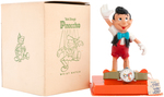 "PINOCCHIO" BOXED WATCH & FIGURINE.