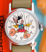 "PINOCCHIO" BOXED WATCH & FIGURINE.