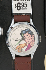 "NEW HAVEN ANIMATED CHARACTER WATCHES" STORE DISPLAY WITH DICK TRACY & GENE AUTRY.