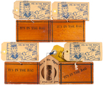 WORLD WAR II ANTI-AXIS & ANTI-HITLER WOODEN NOVELTY LOT.