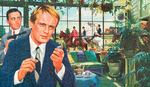 "THE MAN FROM U.N.C.L.E." BOXED "MYSTERY JIGSAW PUZZLE" LOT.