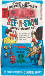 MARVEL "SUPER HEROES SEE-A-SHOW STEREO VIEWER SET."