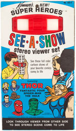 MARVEL "SUPER HEROES SEE-A-SHOW STEREO VIEWER SET."