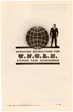 "MAN FROM U.N.C.L.E. ATTACHE CASE".