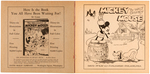 "MICKEY MOUSE BOOK NO. 1" HIGH GRADE EXAMPLE.