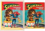 "SUPERMAN COLORING BOOK" & COVER PROOF.