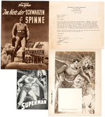 "SUPERMAN" COLUMBIA SERIAL PROMOTIONAL LOT.