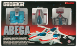 BANDAI GODAIKIN "ABEGA" & "MACHINE DOLPHIN" BOXED PAIR.