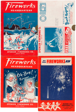 FIREWORKS CATALOG LOT WITH BUCK ROGERS CONTENT.