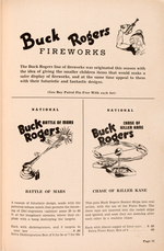 FIREWORKS CATALOG LOT WITH BUCK ROGERS CONTENT.