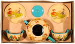 DONALD DUCK & FRIENDS BOXED OHIO ART CHILDREN'S TEA SET.