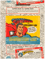 "SUPERMAN" GUM INC. GUM CARD WRAPPER.