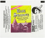 "DARK SHADOWS 2ND SERIES" PHILADELPHIA CHEWING GUM CARD SET WITH WRAPPER.