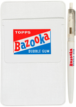 "BAZOOKA JOE BUBBLE GUM" FULL BOX OF PROTECTORS WITH TAPE & PENS.