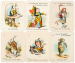 "ALICE IN WONDERLAND" CIGARETTE CARD SET.