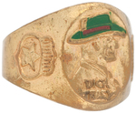 DICK TRACY QUAKER GOOD LUCK RING AND MILLER'S HATS RING.