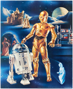 STAR WARS PROCTOR & GAMBLE PROMOTIONAL POSTER SET.