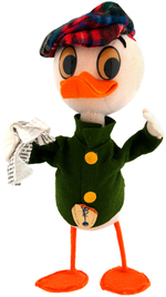 DONALD DUCK'S NEPHEW AS NEWSBOY DOLL BY LARS OF ITALY.