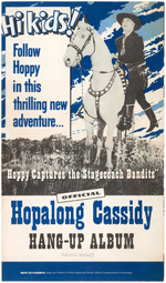 “HOPALONG CASSIDY BOND BREAD” COMPLETE BREAD END LABEL ALBUM #2.