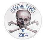 BRIAN CAMPBELL 2004 CAMPAIGN BUTTON "ELIs FOR KERRY."