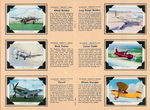 "MODERN AIRPLANES/WINGS CIGARETTES" COMPLETE CARD ALBUM TRIO.