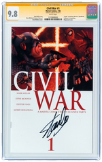 "CIVIL WAR" #1 JULY 2006 CGC 9.8 NM/MINT - SIGNATURE SERIES.