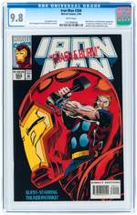 "IRON MAN" #304 MAY 1994 CGC 9.8 NM/MINT (FIRST HULKBUSTER ARMOR).