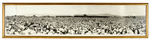 “BAER-UZCUDUN FIGHT/RENO, NEVADA” 1931 GIANT PANORAMIC PHOTO FRAMED.