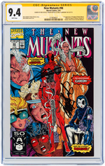 "NEW MUTANTS" #98 FEBRUARY 1991 CGC 9.4 NM - SIGNATURE SERIES (FIRST DEADPOOL).