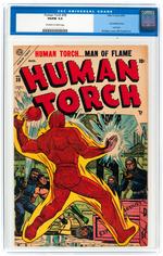 "HUMAN TORCH" #38 AUGUST 1954 CGC 5.0 VG/FINE.