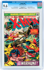 "X-MEN" #95 OCTOBER 1975 CGC 9.6 NM+.